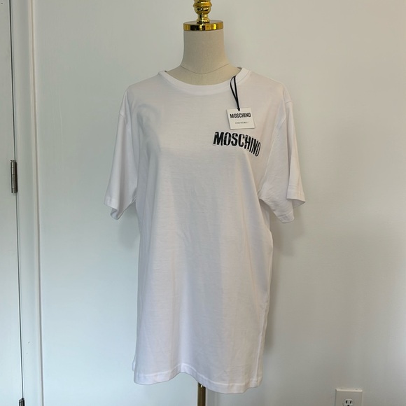 Moschino Buckle Logo Tee - Mens - Picture 5 of 8